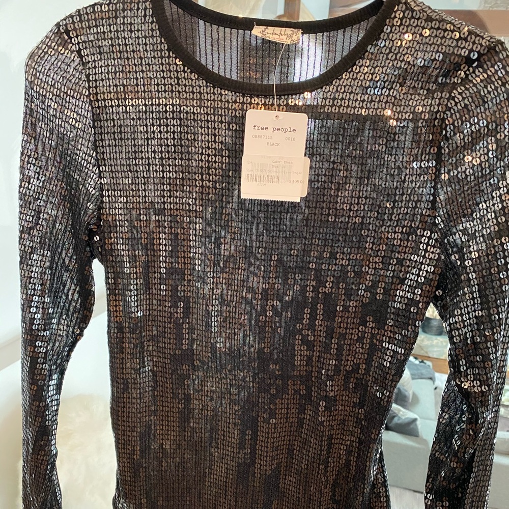 Free People sequence sheer top